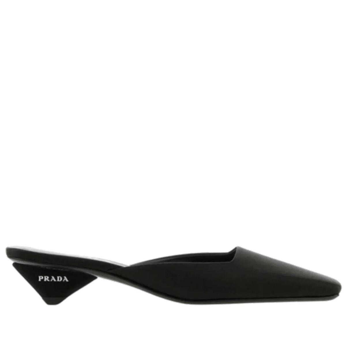 Prada Black Satin Mules Loafers - Runway Catalog - New York