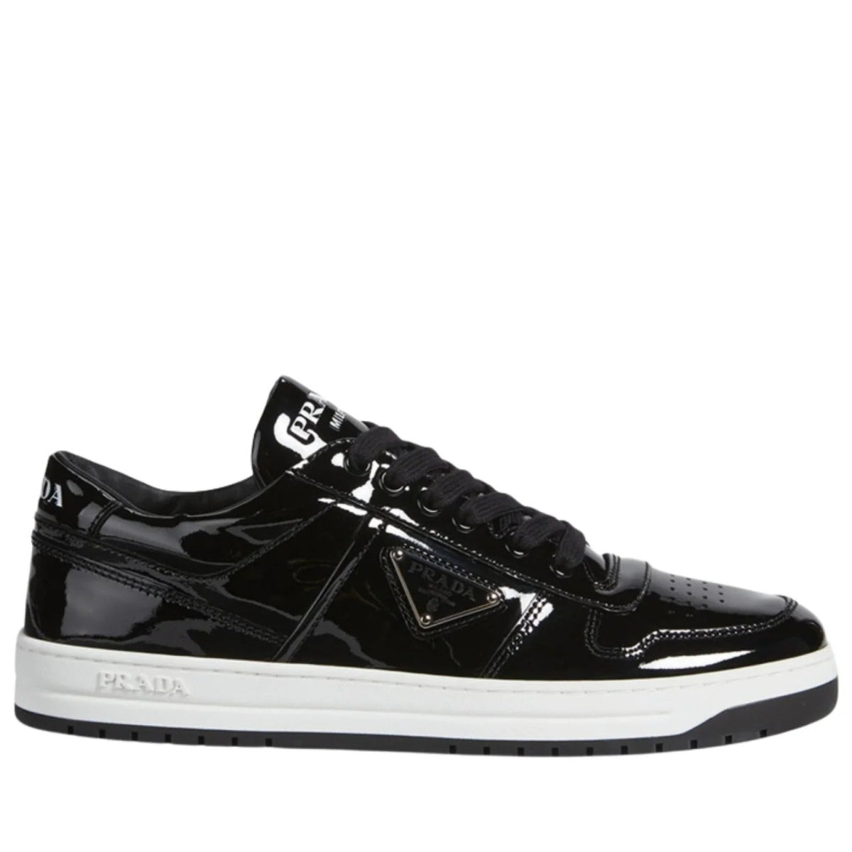 Prada Downtown Patent Leather Sneakers