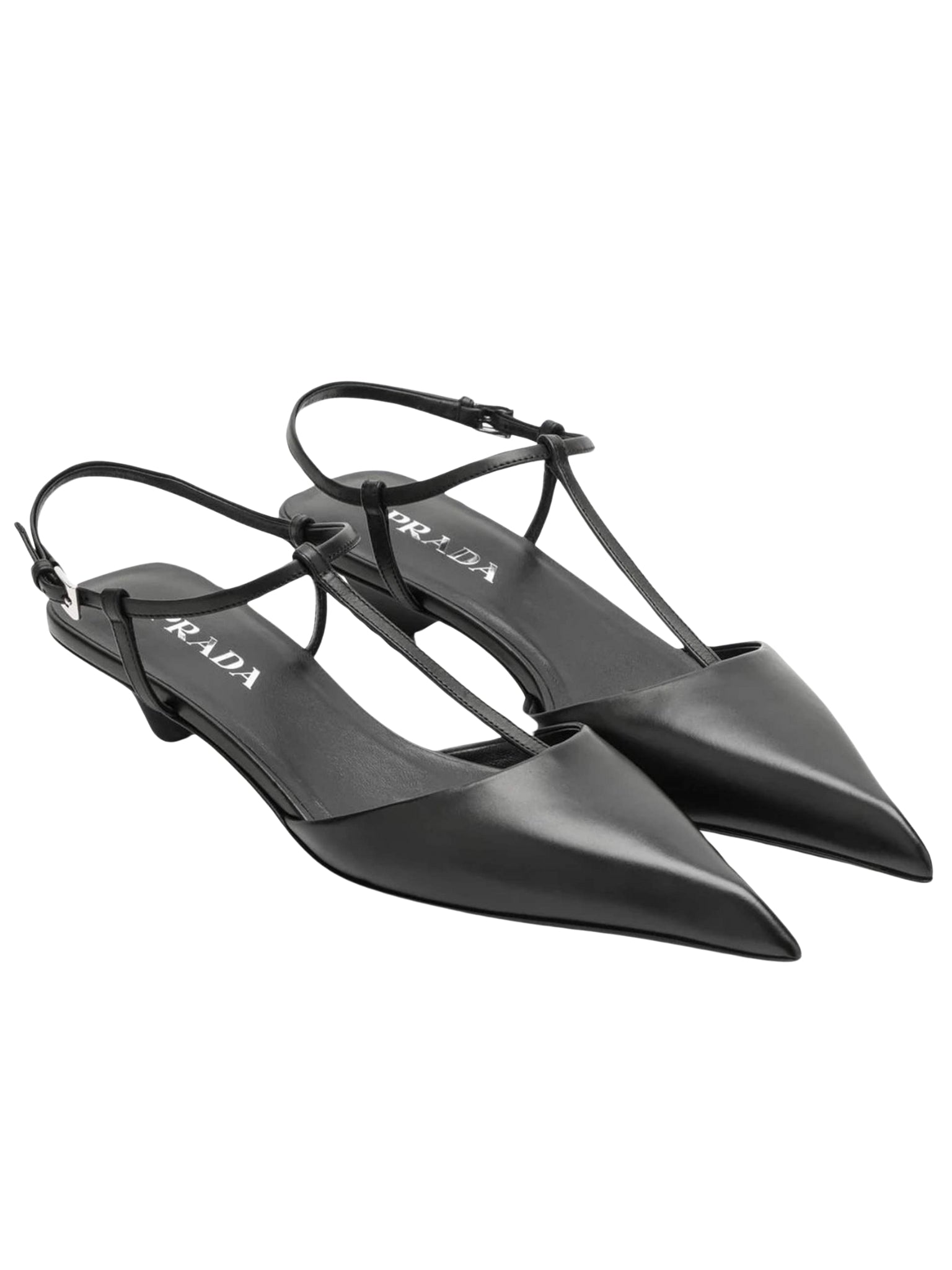 Prada Leather Slingback Pumps - Runway Catalog