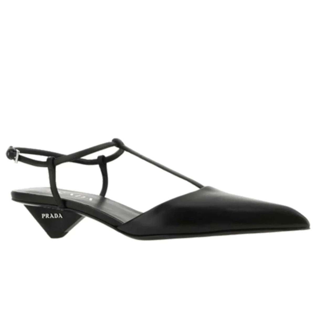 Prada Leather Slingback Pumps - Runway Catalog