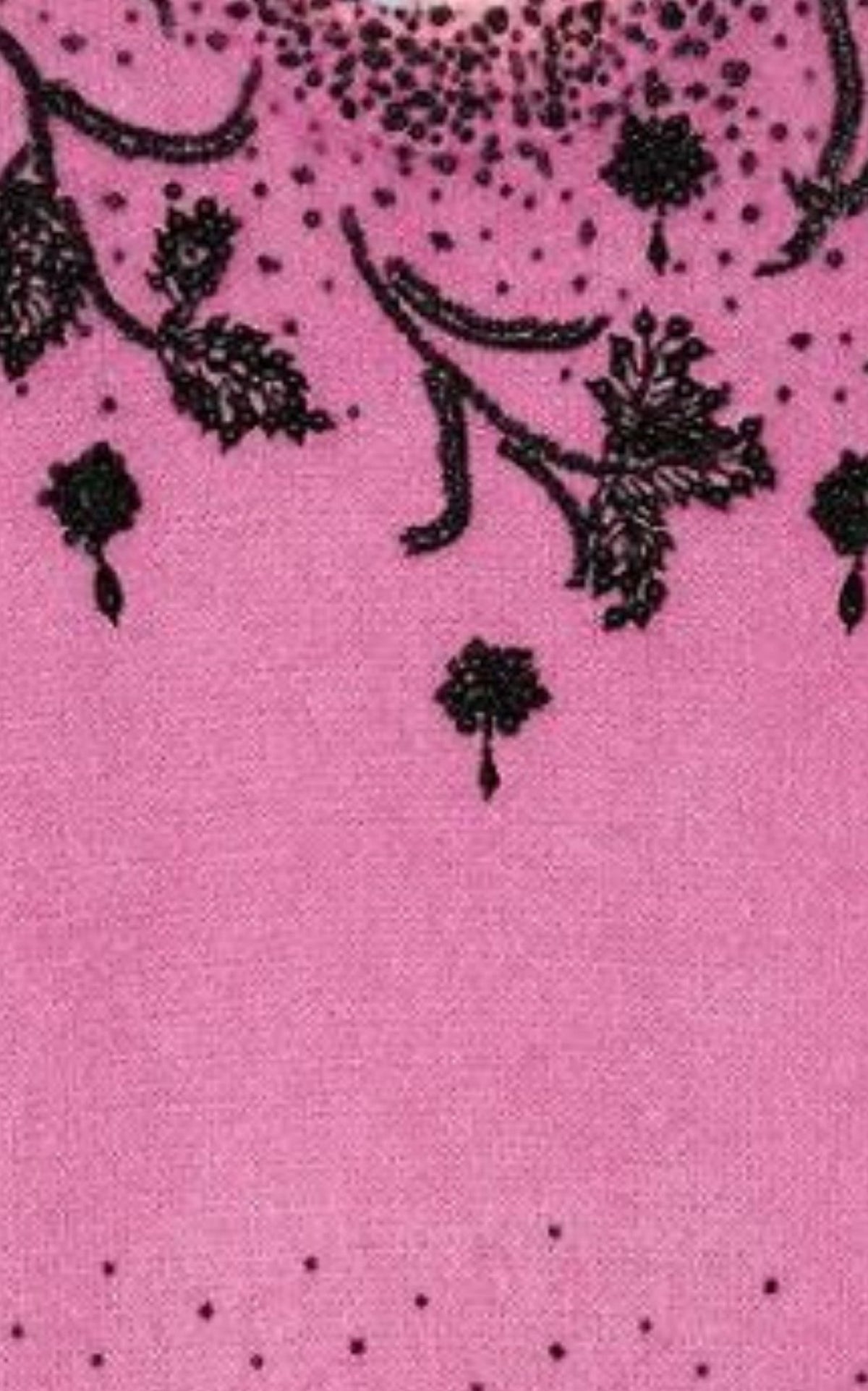 Prada Pink Floral Bead-Embellished Mohair Sweater - Runway Catalog