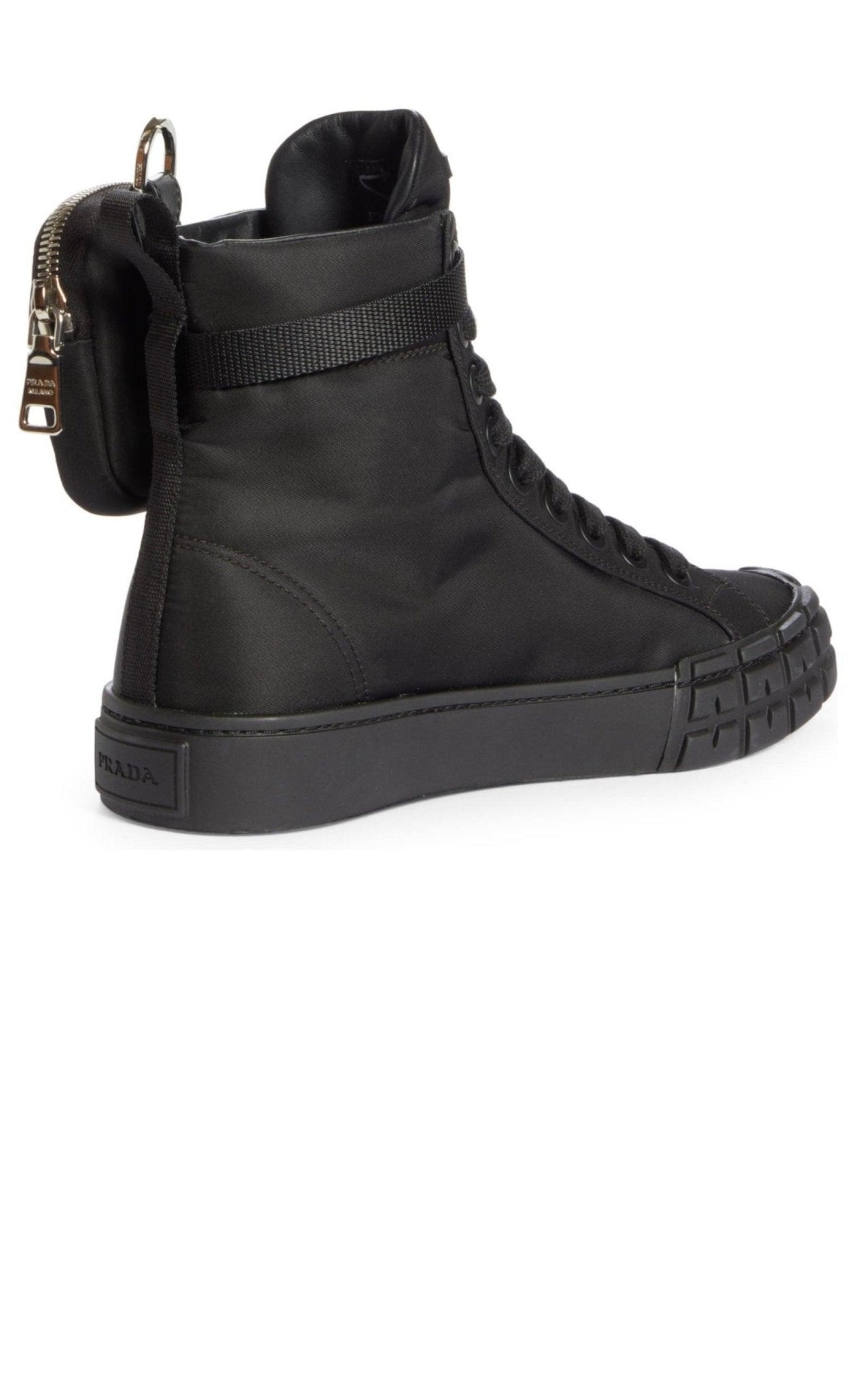 Prada Wheel High Top Sneaker - Runway Catalog