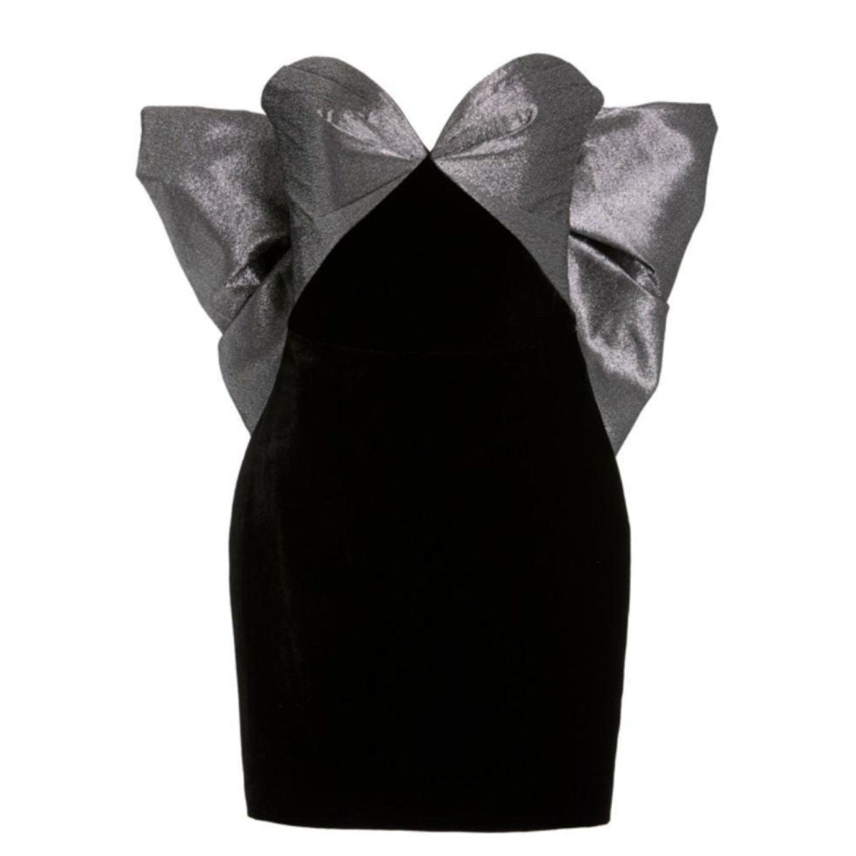 Rasario Off - The - Shoulder Bow Mini Dress - Runway Catalog