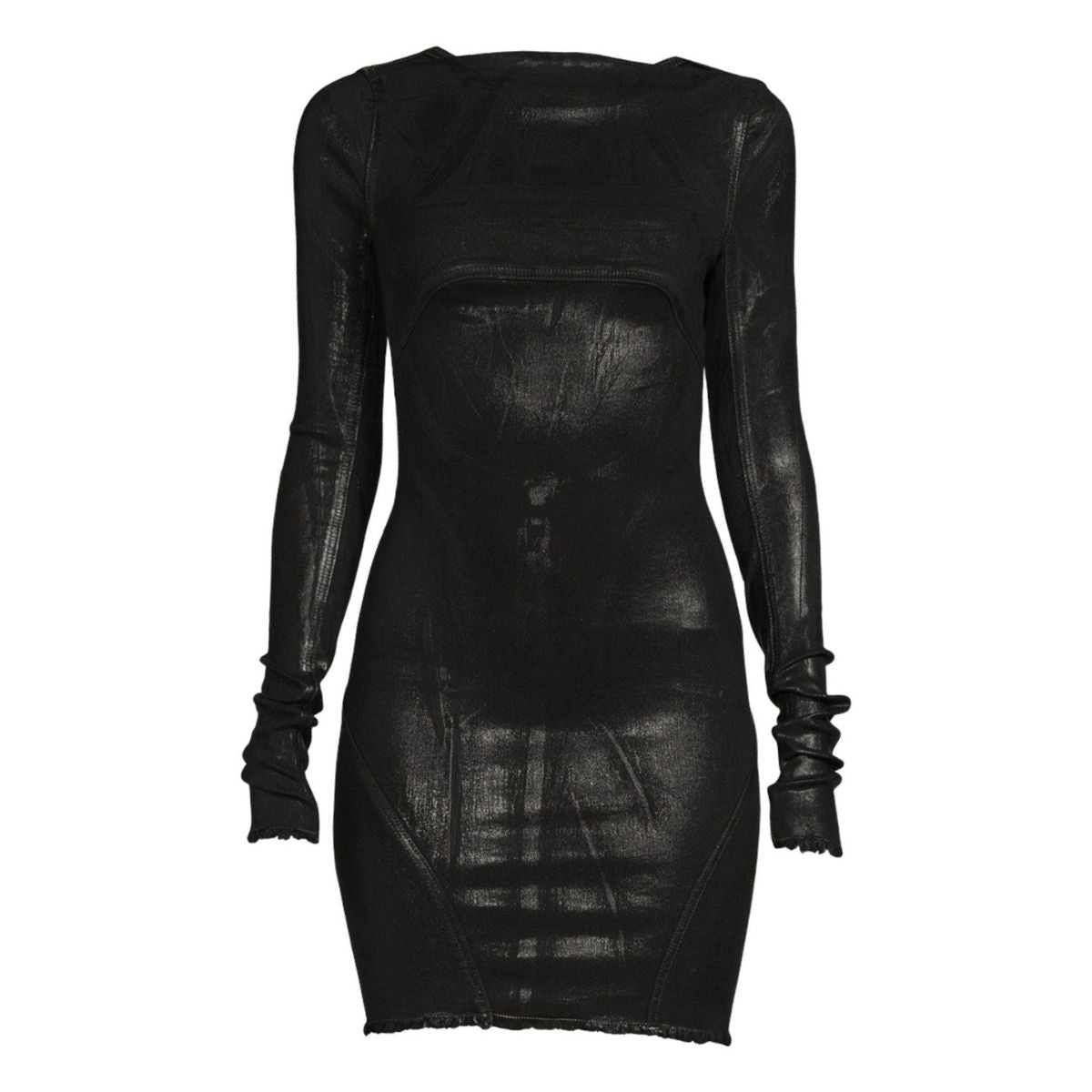 Rick Owens Open - back Mini Cotton Dress - Runway Catalog