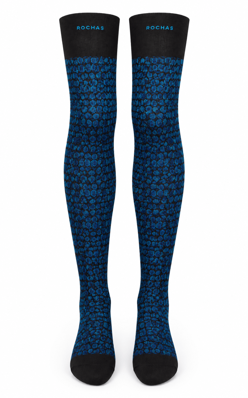Rochas Merino Wool Luxurious Logo Stockings - Runway Catalog