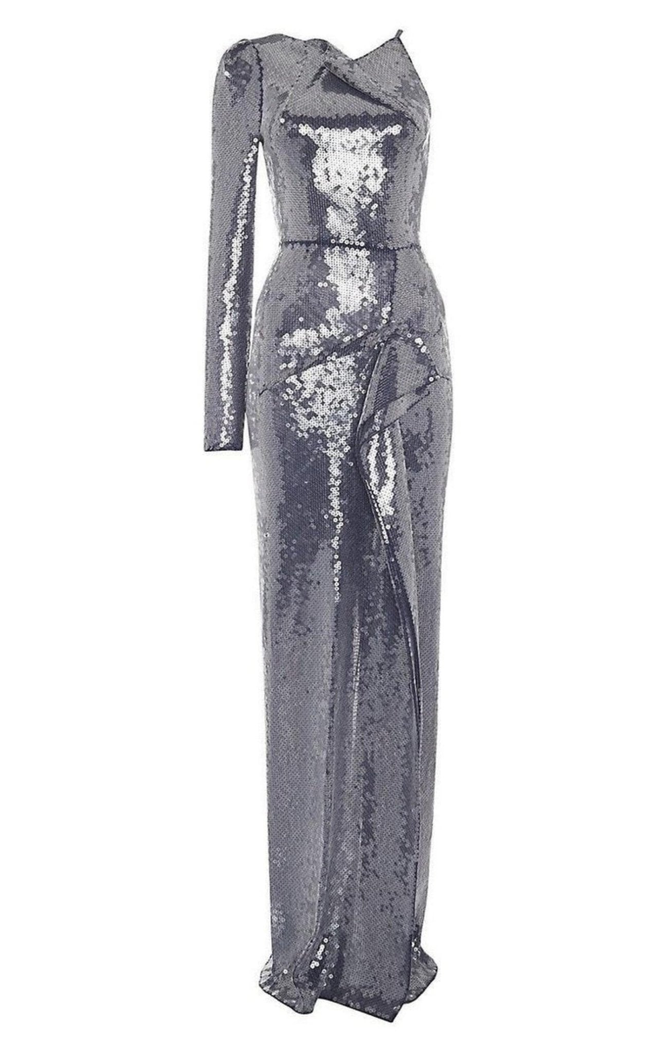 Roland Mouret Delamere One-Shoulder Sequin Gown