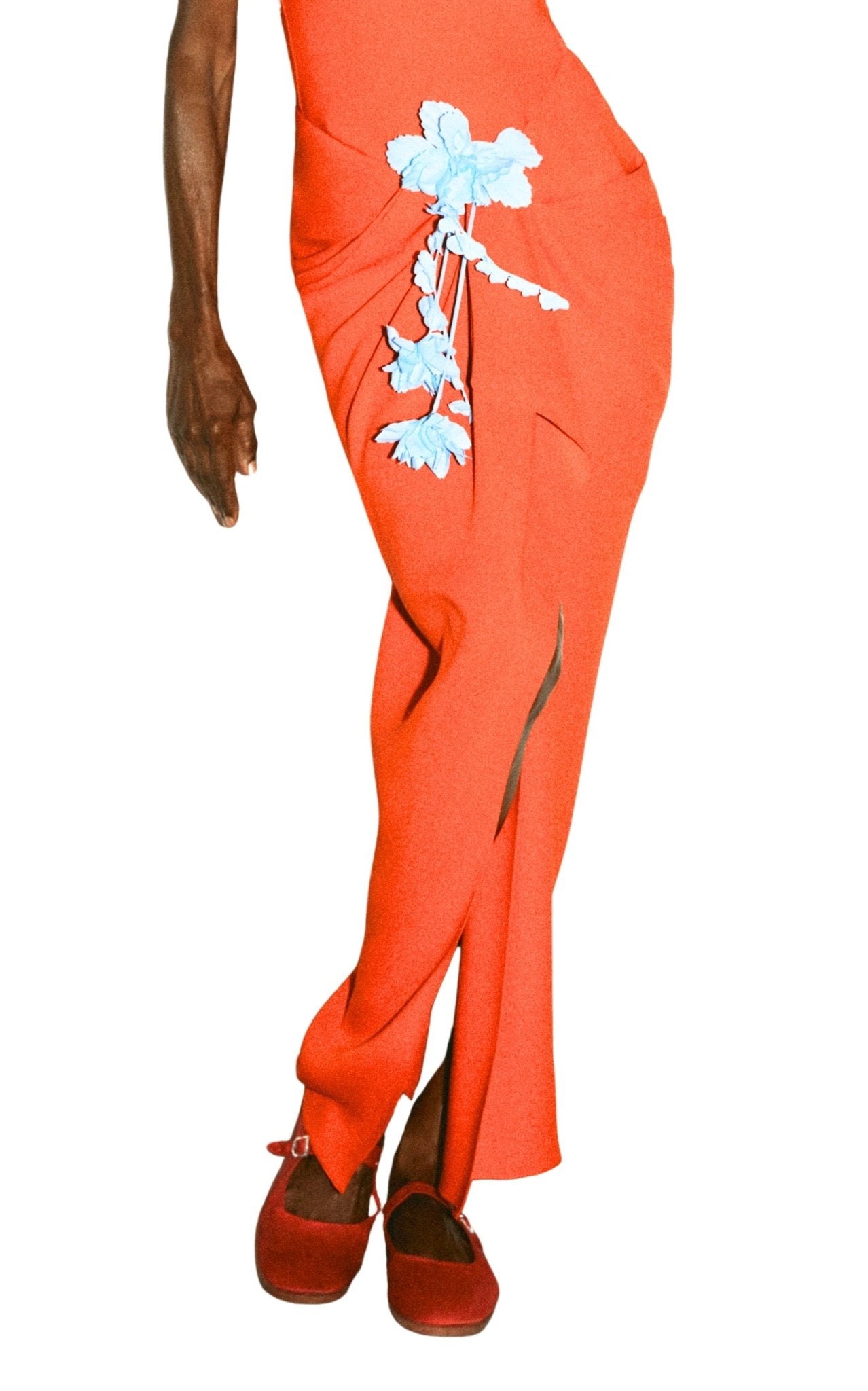 Rosie Assoulin Sarong Double Faced Georgette Skirt - Runway Catalog