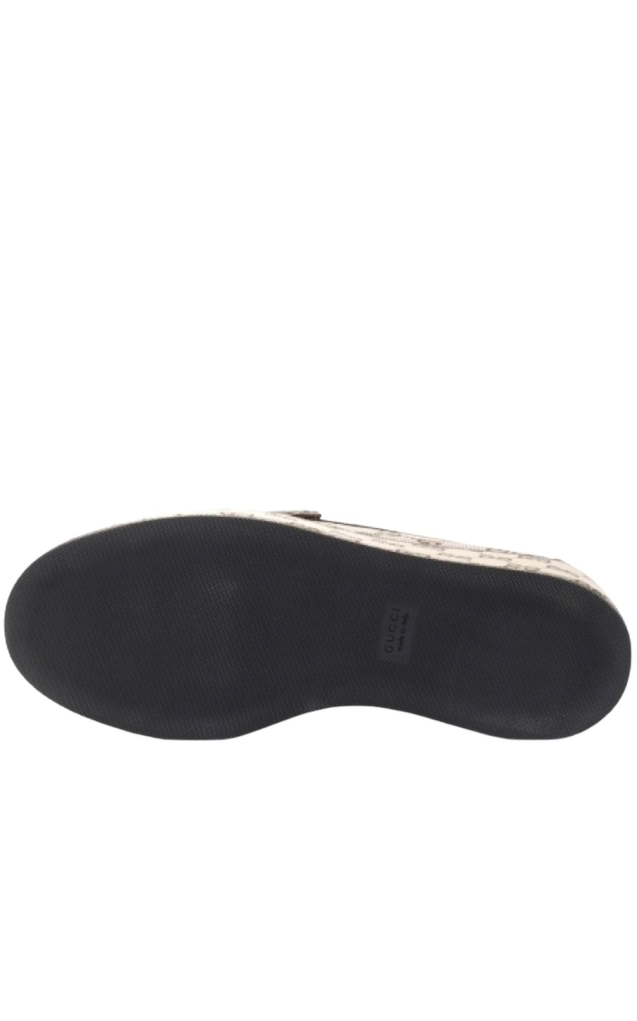 Runway Catalog Gucci Horsebit Wedge Loafers in Beige Ebony GG Canvas with Gold Hardware - Runway Catalog