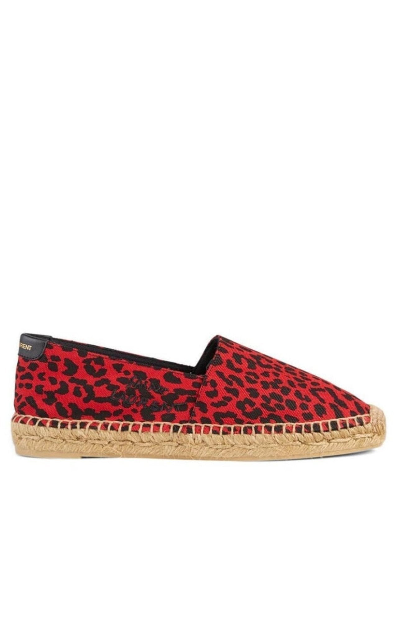Saint Laurent Signature Leopard – Espadrilles mit Leopardenmuster – Laufsteg-Katalog
