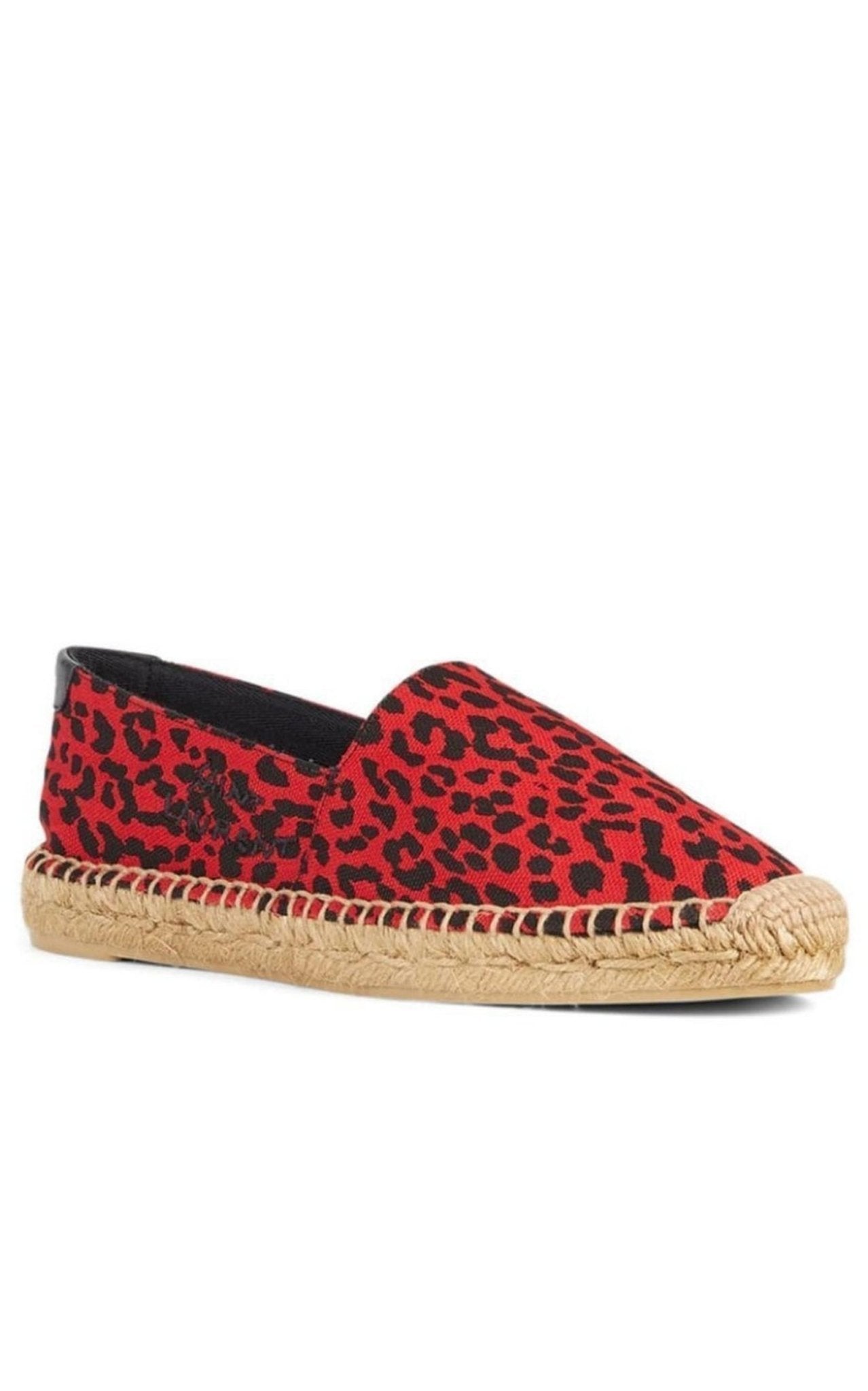 Saint Laurent Signature Leopard – Espadrilles mit Leopardenmuster – Laufsteg-Katalog