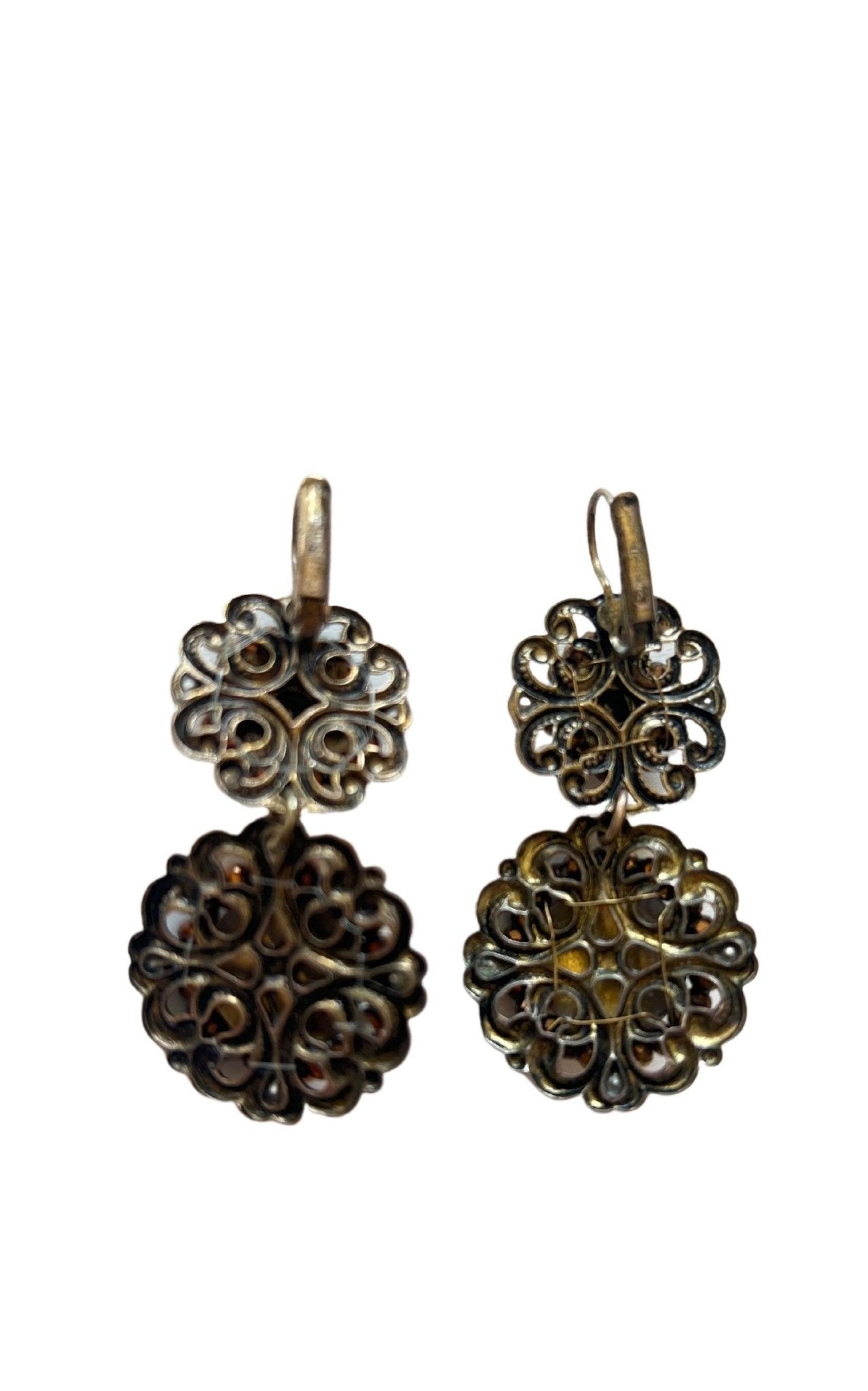 Satellite Paris Crystal Embellished Earrings - Runway Catalog