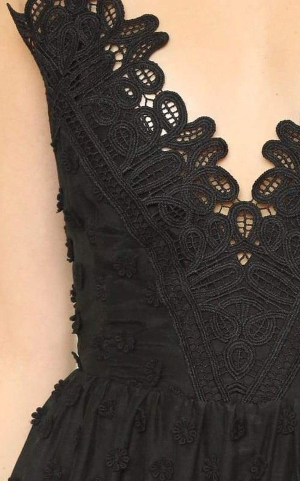 Self - Portrait Ivy Coton Blend Lace Dress - Runway Catalog