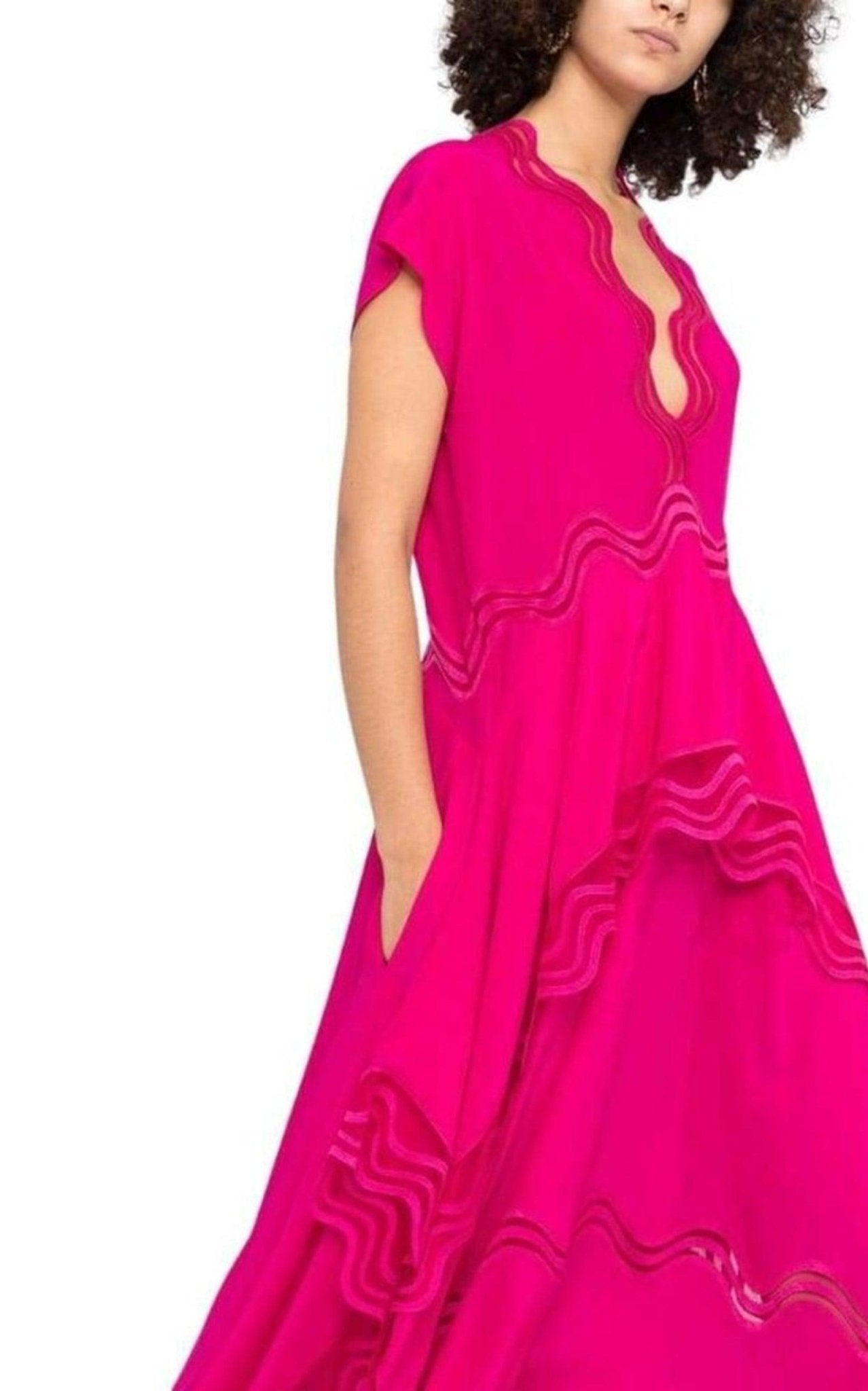 Stella McCartney Orla Silk Dress in Pink - Runway Catalog