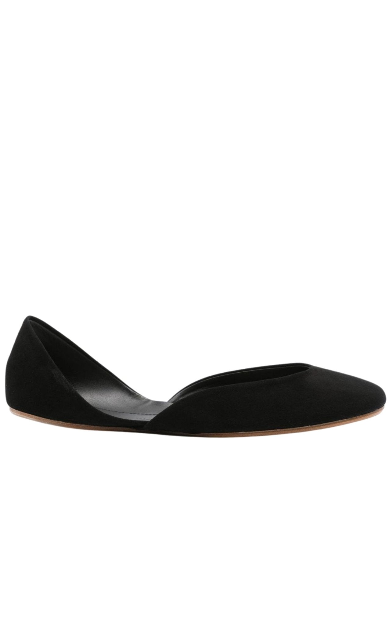 サイズ36 The row ザ・ロウ　Suede Ballet Flats The Row Gemma Suede Ballet Flats in Black