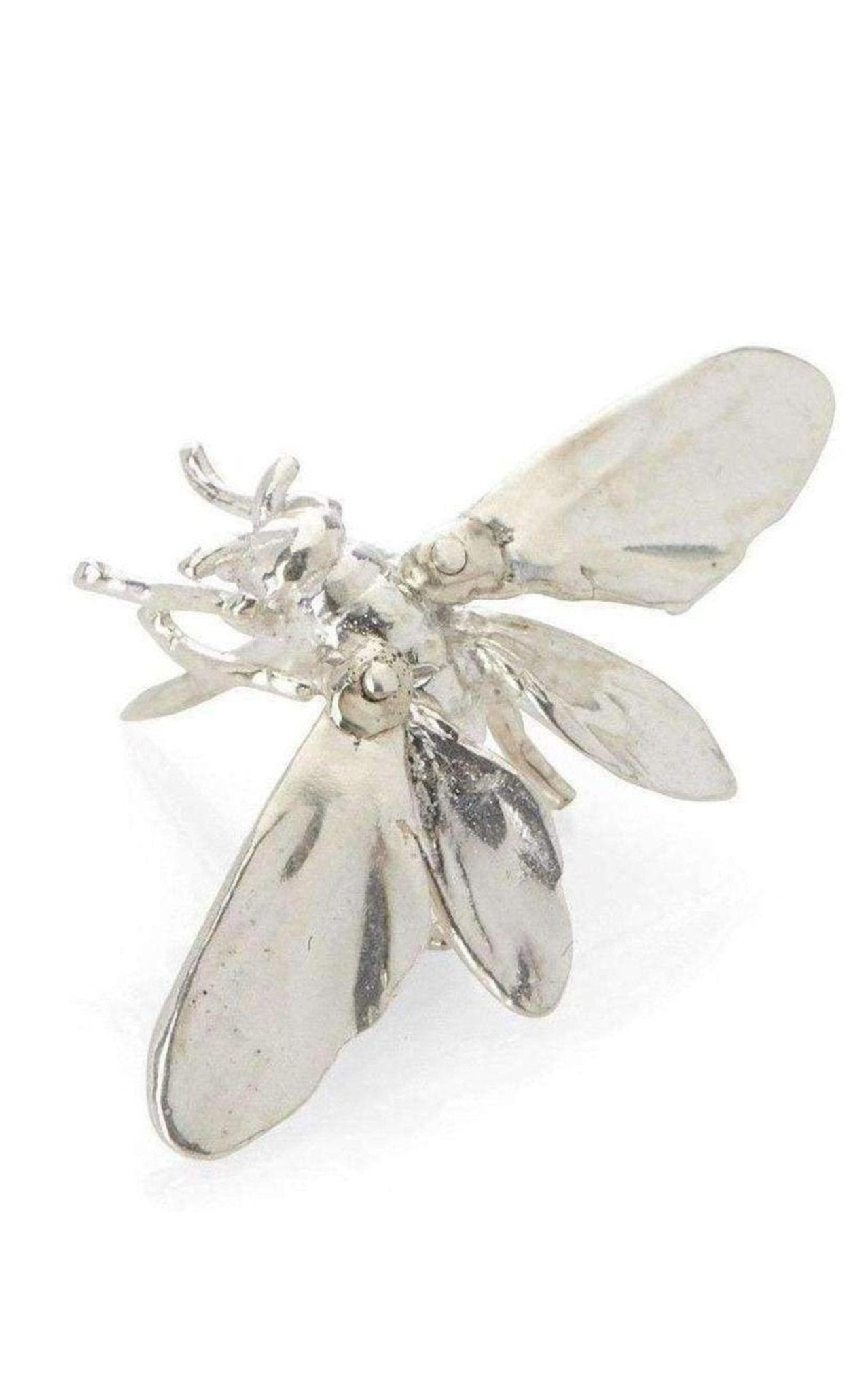 Title of Work by Jonathan Meizler Sterling Silver Fly Pin - Runway Catalog