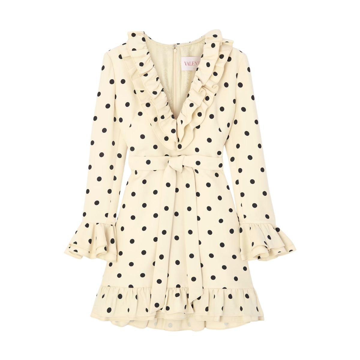 Valentino Crepe Couture Plusdepois Print Short Dress - Runway Catalog