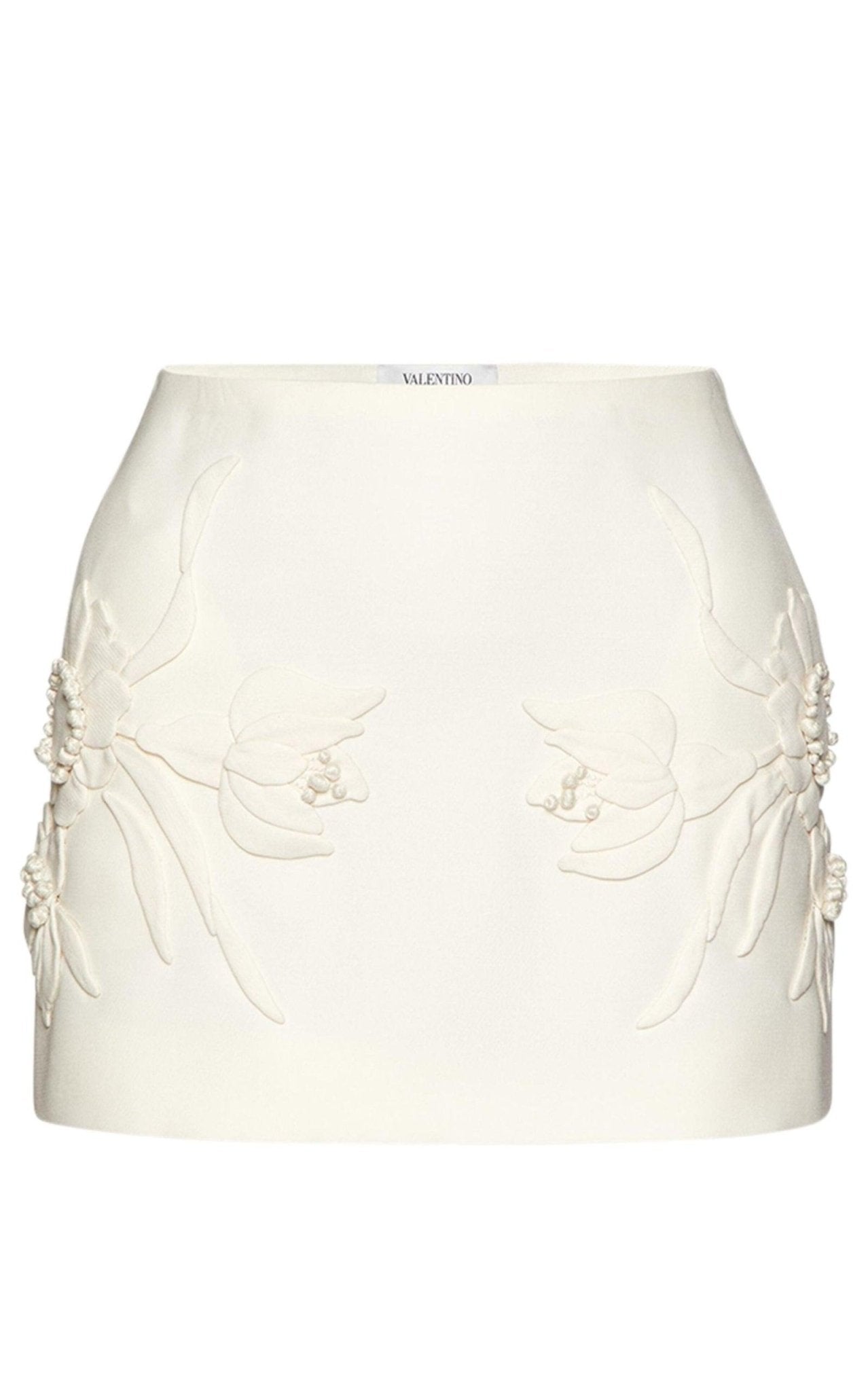 Valentino Floral - embroidered Mini Skirt - Runway Catalog