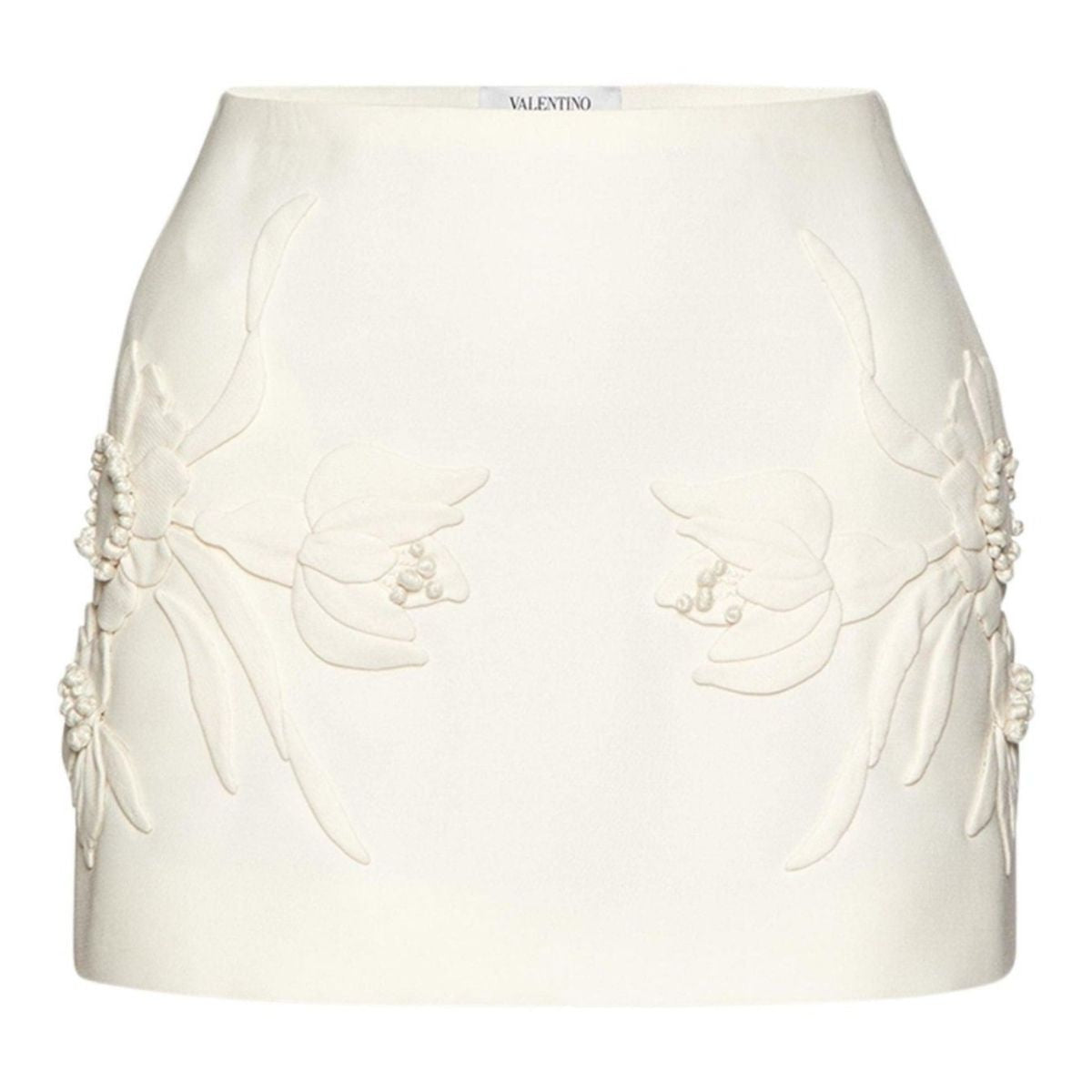 Valentino Floral - embroidered Mini Skirt - Runway Catalog