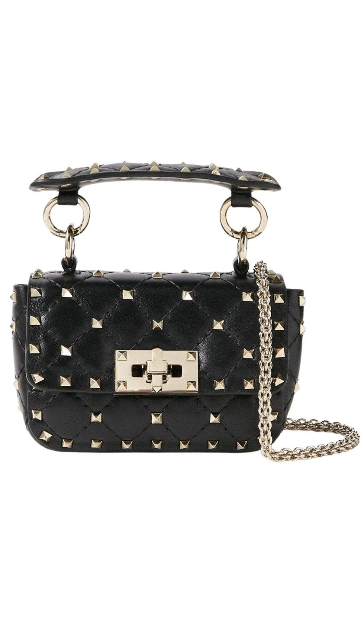 Valentino Rockstud Spike Mini Leather Shoulder Bag - Runway Catalog