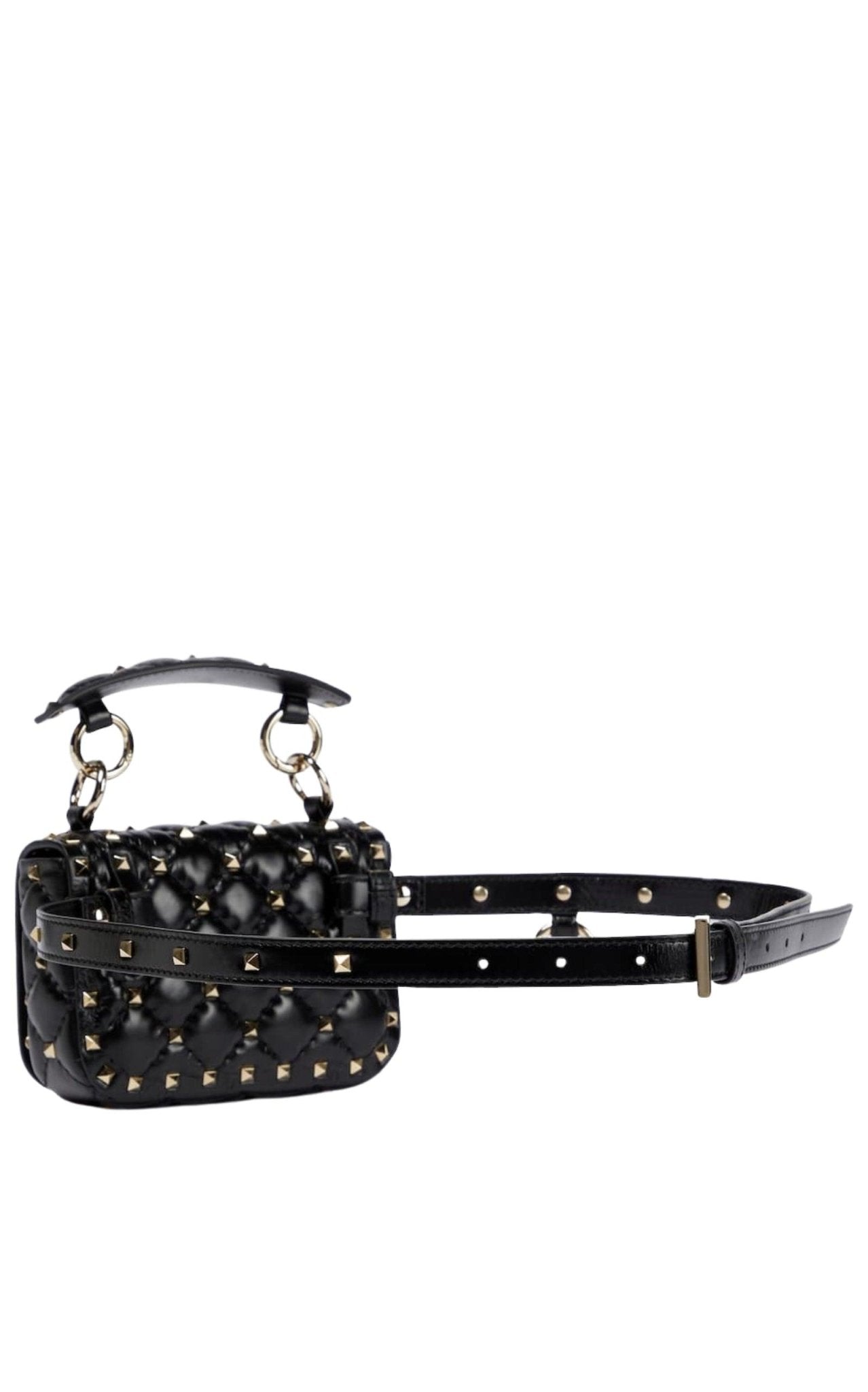 Valentino Rockstud Spike Mini Leather Shoulder Bag - Runway Catalog
