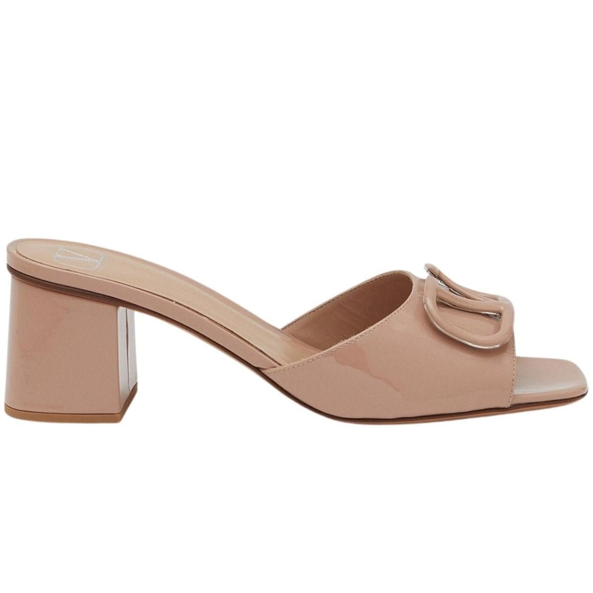 Valentino Vlogo Signature Lackleder-Pantolette – Laufsteg-Katalog