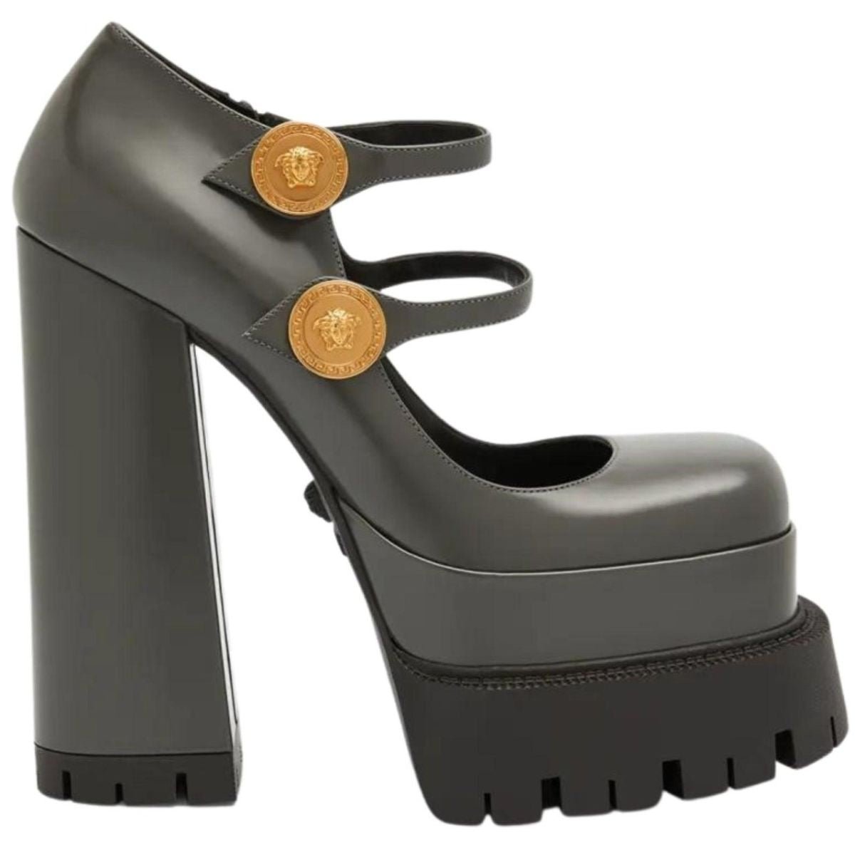 Versace Medusa Aevitas Platform Mary Janes Pump - Runway Catalog