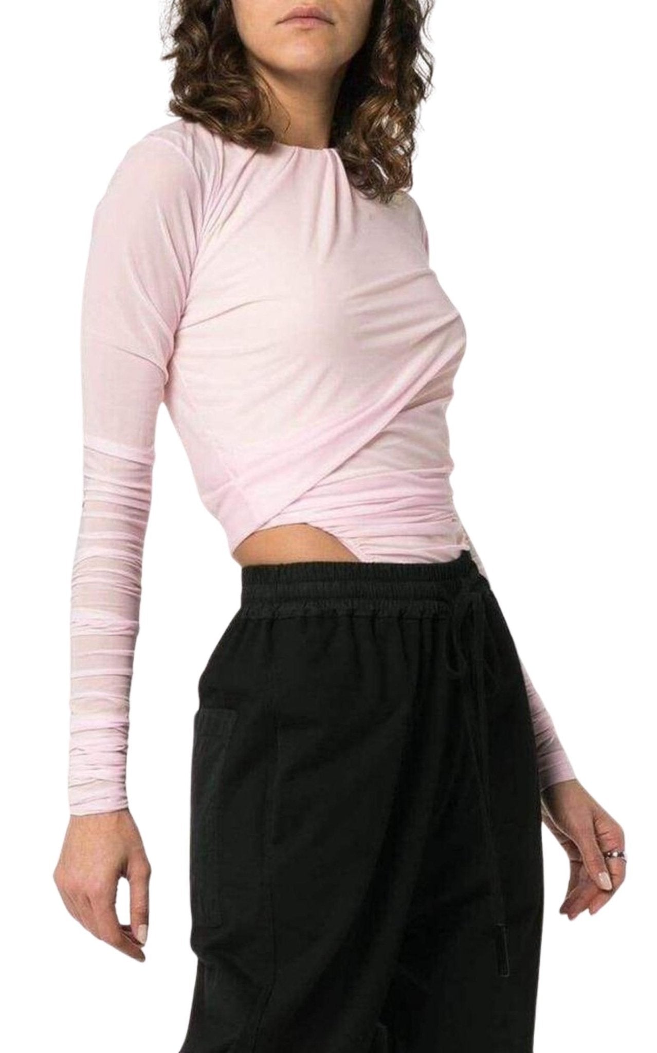 Y/Project Cut Out Hip Long Sleeved Bodysuit - Runway Catalog