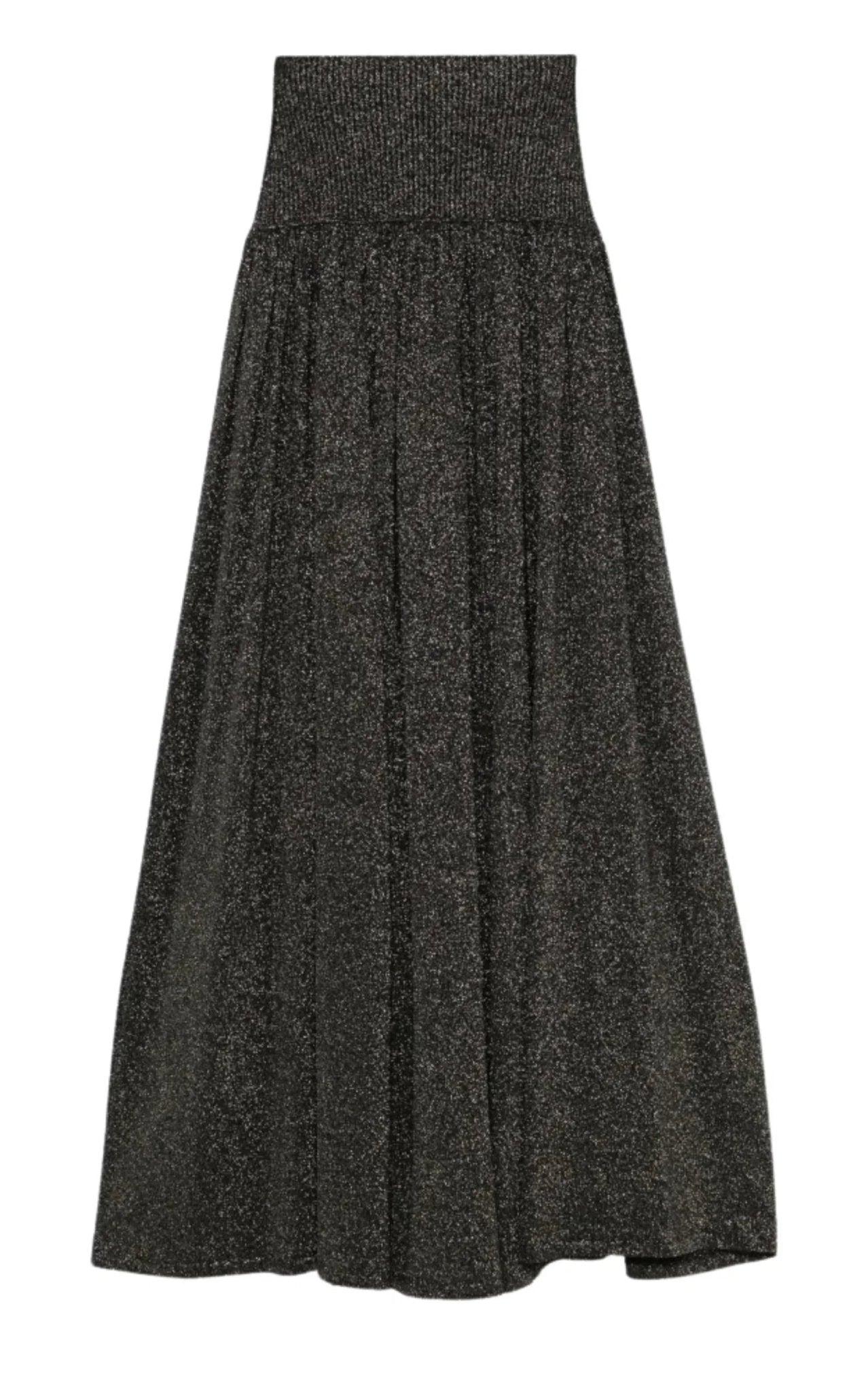Zimmermann Crush Metallic Flare Skirt - Runway Catalog
