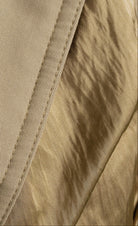 Balmain cotton blend twill utility bomber jacket with cargo pockets and standing collar