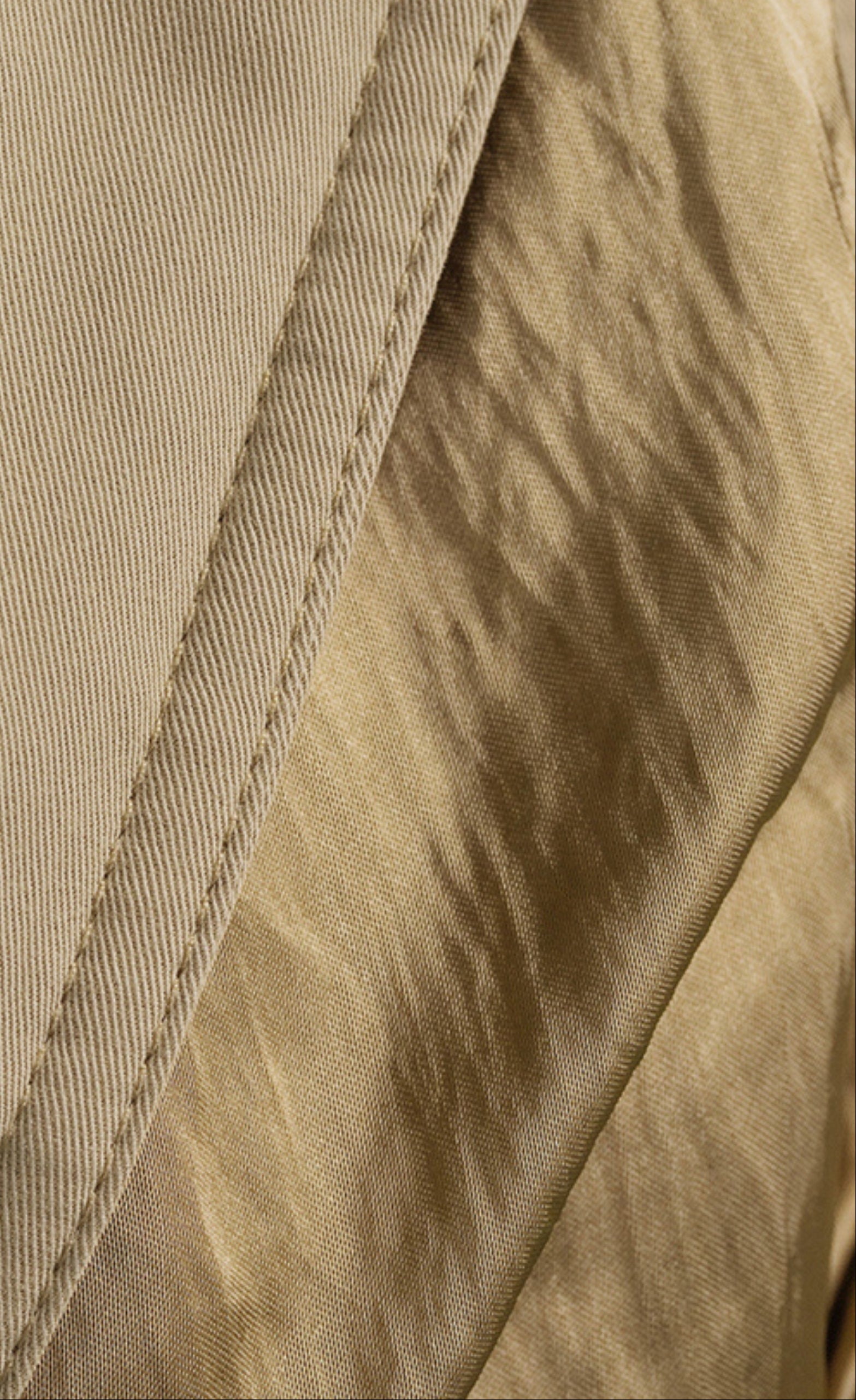 Balmain cotton blend twill utility bomber jacket with cargo pockets and standing collar