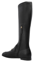 Gucci Jordaan Black Leather Knee-High Boots