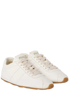 Miu Miu Plume white nappa leather sneakers