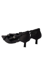 Prada Pointed Slingback Black Kitten Heel Pumps