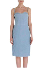 Acne Studios Blue Boned Light Weight Denim Dress - Runway Catalog