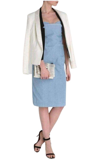 Acne Studios Blue Boned Light Weight Denim Dress - Runway Catalog