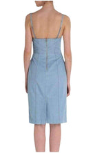 Acne Studios Blue Boned Light Weight Denim Dress - Runway Catalog