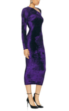 Alaïa Alaïa Velvet Maxi Dress in Violet - Runway Catalog