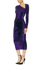 Alaïa Alaïa Velvet Maxi Dress in Violet - Runway Catalog