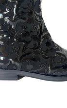 Alaïa Black Patent Leather Ankle Boots - Runway Catalog