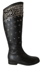 Alaïa Knee High Leather Boots - Runway Catalog
