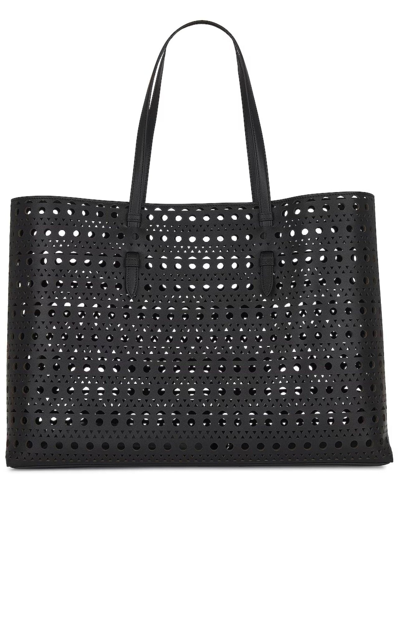 Alaïa Mina 44 Large Leather Tote Bag