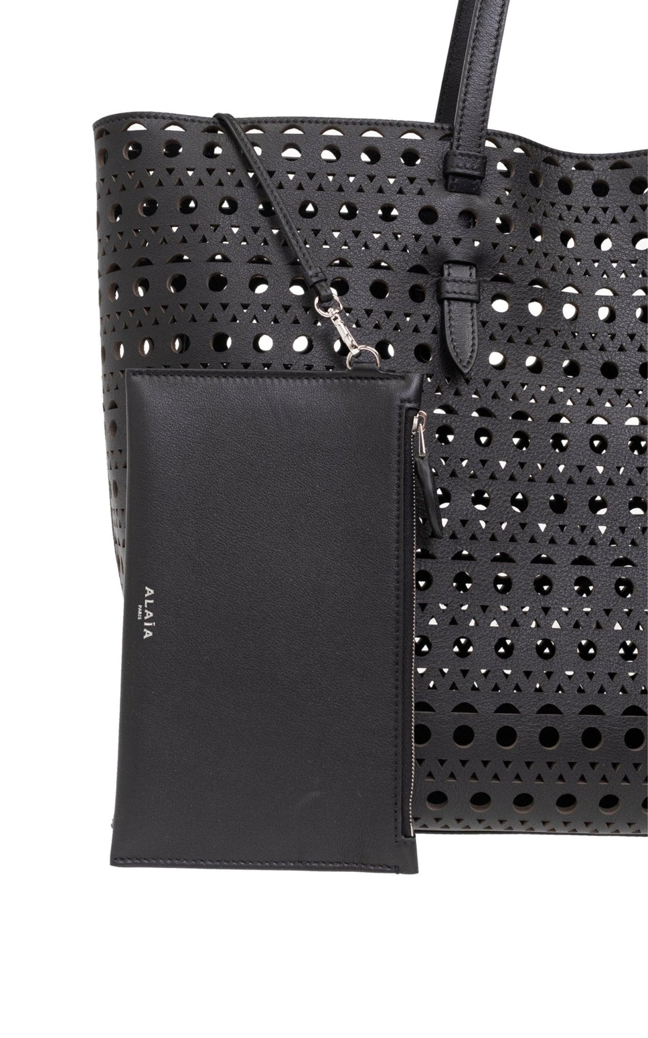 Alaïa Mina 44 Large Leather Tote Bag - Runway Catalog