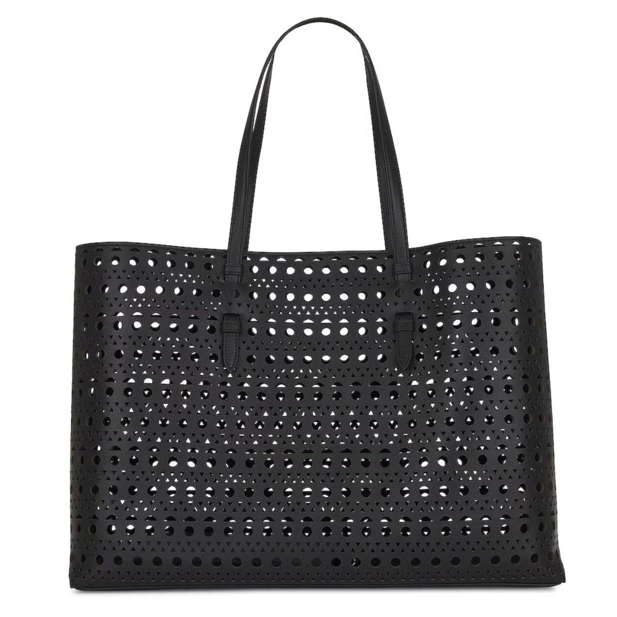 Alaïa Mina 44 Large Leather Tote Bag