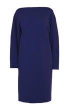 Alaïa Purple Wool Midi Dolman Long Sleeve Dress - Runway Catalog
