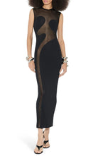 Alaïa Silk-Trimmed Stretch-Knit Maxi Dress - Runway Catalog