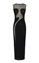 Alaïa Silk-Trimmed Stretch-Knit Maxi Dress - Runway Catalog