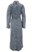 Alaïa Spiral Denim Trench Coat - Runway Catalog