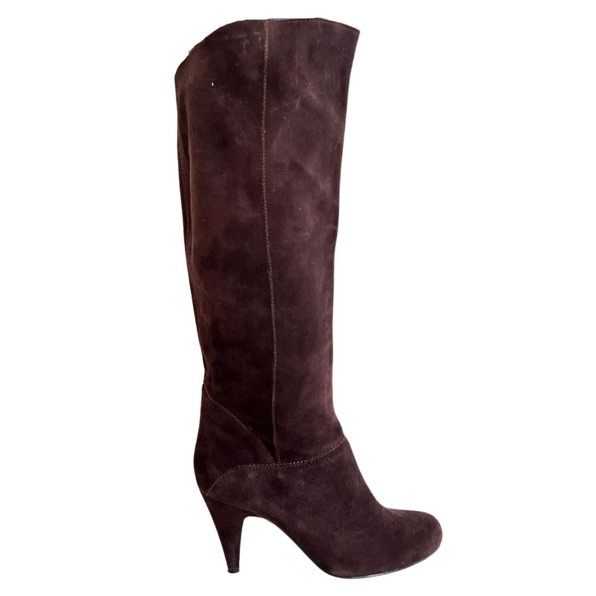 Aldo Knee High Brown Suede Boots - Runway Catalog
