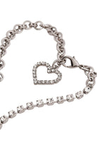 Alessandra Rich Crystal Heart Necklace - Runway Catalog