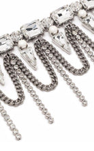 Alessandra Rich Crystal - Collier ras-du-cou à plusieurs rangs - Catalogue défilé